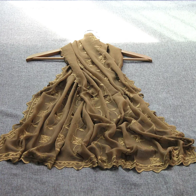 #0515 Шелковый фетровый платок цвет: как на картинке размер: 48*175 см|handkerchief