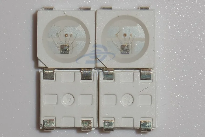 100 шт. WS2812B (4 контакта) 5050 SMD W/ WS2811 Индивидуально адресуемый цифровой RGB