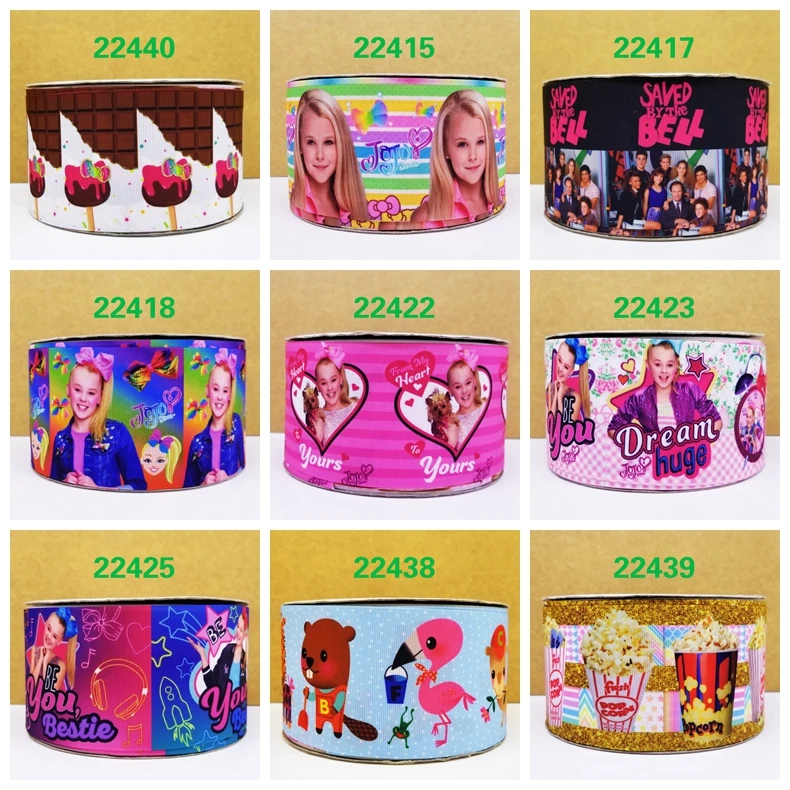 Free shipping 50 yard cartoon printed grosgrain ribbon 21323 | Дом и сад