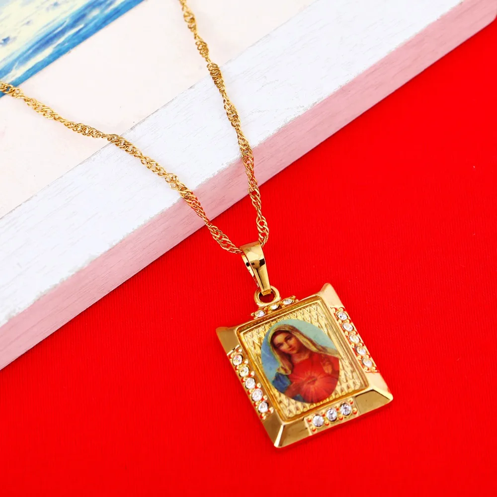 Цепочка с подвессветильник Дева Мария для женщин | Украшения и аксессуары