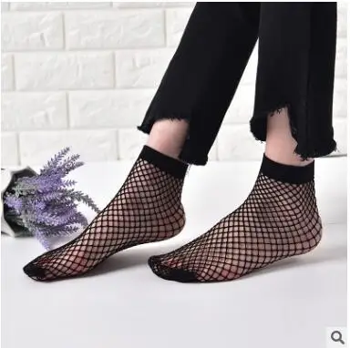 2017 сексуальные черные дышащие сетчатые носки в стиле панк для женщин и девочек