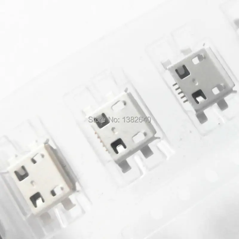 Бесплатная Доставка 10 шт. Micro USB Разъем 5pin B тип Телефон Мини-Разъем Зарядки для Lenovo