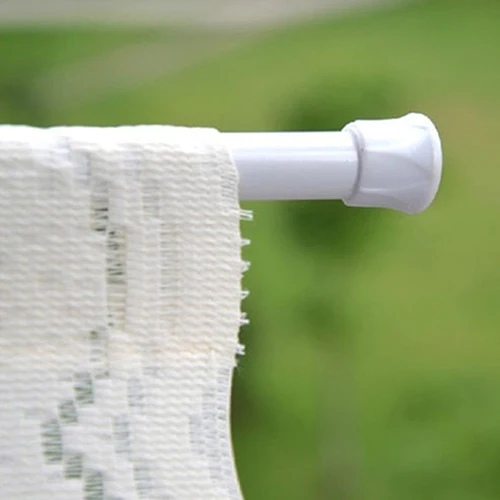 Регулируемая штанга из углеродистой стали Натяжная занавеска для ванной