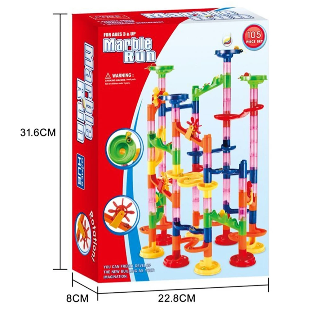 Набор для моделирования Marble Run новые наборы 2019 игрушки детей 105 шт. сборка 3D модели