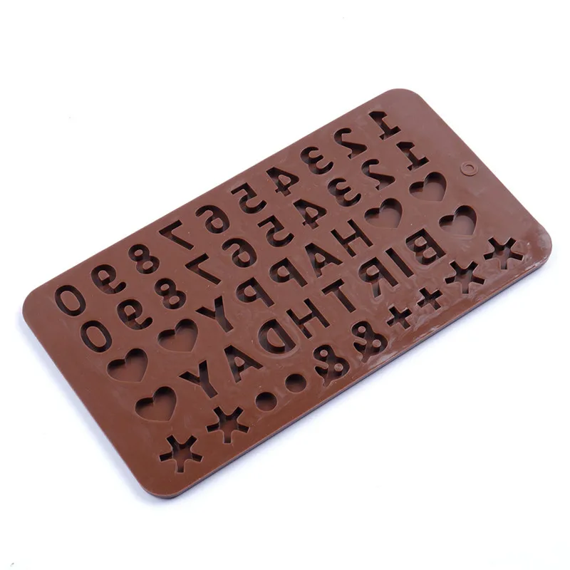 3D силиконовая форма для тортов яиц шоколадных форм букв цифр коврик выпечки на