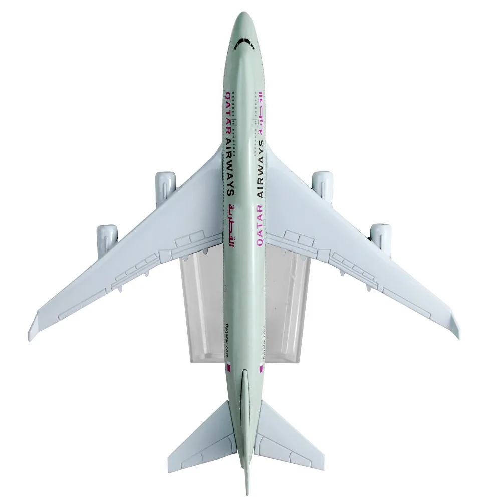 Компания Qatar Airways Q.C.S.C. Boeing 747 16 см модель самолета подарок на день рождения модели самолета игрушки Рождественский подарок
