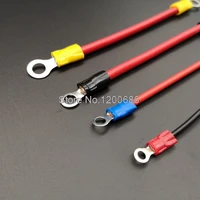 10cm 18awg rv1 2523 55 5 ring insulated wire connector electrical crimp terminal rv1 25 4 cable wire harness