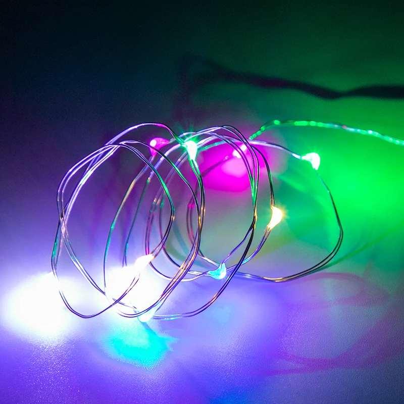 10 20 30LED Copper String Wine Bottle Light with Cork Shaped Led Stopper Battery Operated Decor Wedding Party Fairy | Освещение