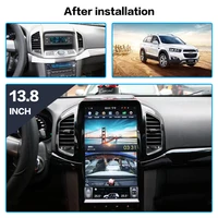 android 8 1 4g64gb tesla style car gps navigation dvd player for chevrolet captiva 2013 2017 auto stereo multimedia player unit