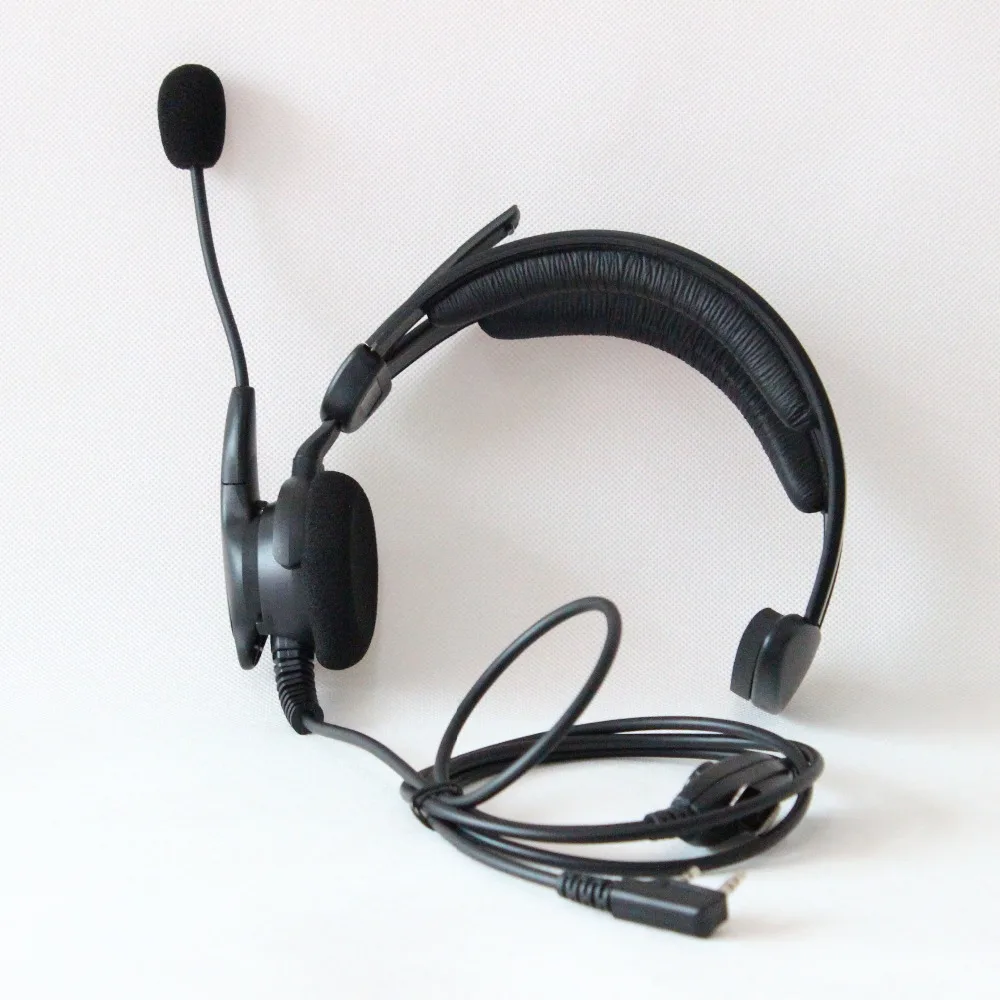 XQF Новая гарнитура PTT MIC Высокая мощность анти шум борьба спикер Наушники для Kenwood