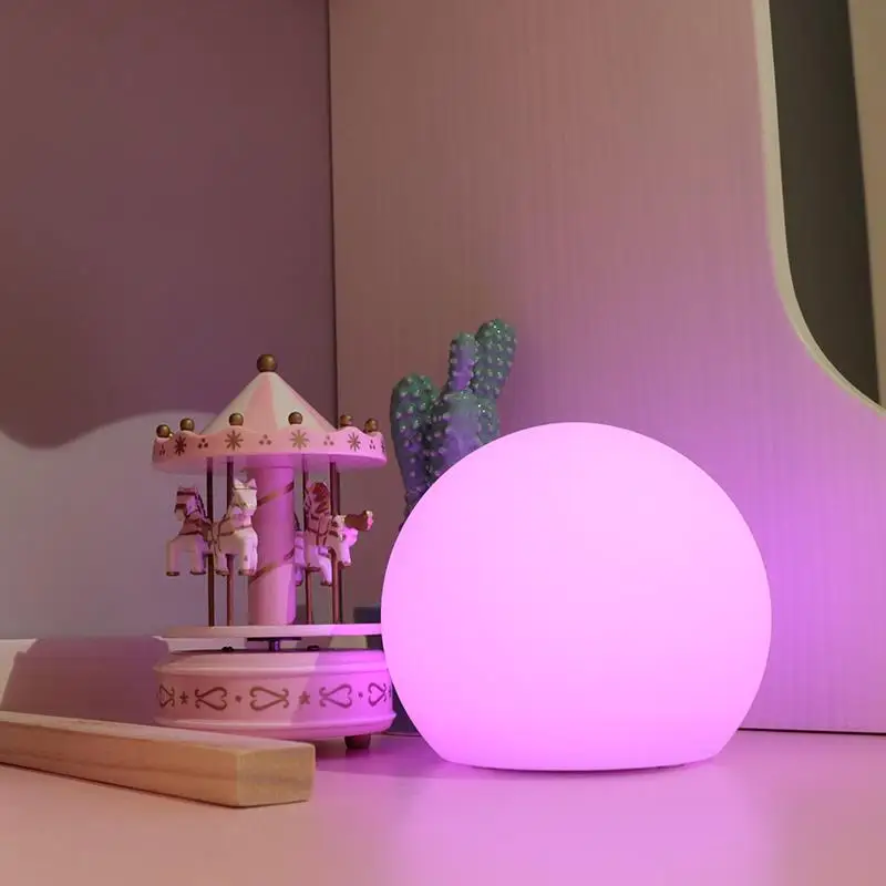Рождественский подарок светодиодный сенсорный светильник Luminaria светильник ing Alexa Google Home дистанционный светильник на батарейках Детский Светильник Usb изменение цвета
