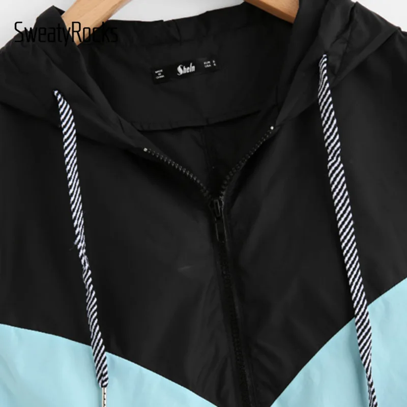 Женская Повседневная спортивная куртка на молнии с длинным рукавом и карманами