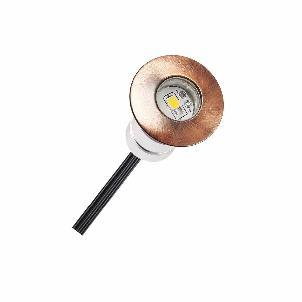 QACA France Bronze coloured Outdoor Light Wall Kitchen Decoration Inground Lighting Warm White Fence Led Lamp 30pcs/set F102X 30|inground