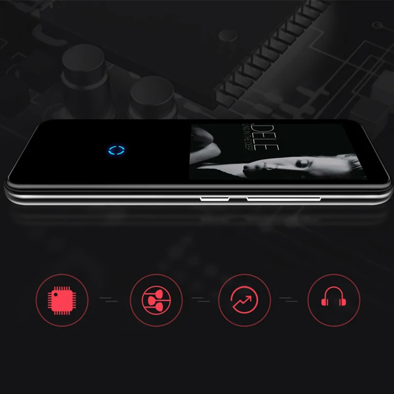 Mahdi M600 плеер Bluetooth Hifi 2,4 дюймовый видео-плеер беспроводной спортивный Mp3 8 Гб Встроенный динамик MP3-плеер