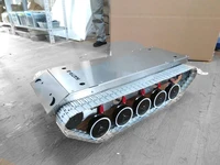 updated s5 pro inspection robot smart tank car chassis with all metal structure eod robot manned fire platform caterpillar track
