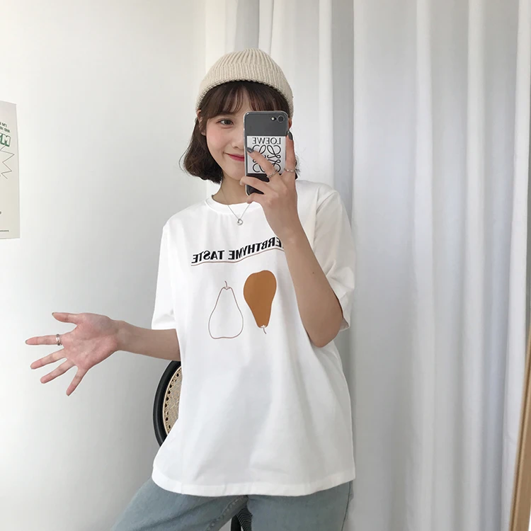Весенние Рубашки для женщин 2019 летний топ bts harajuku Корейская одежда модная Милая и