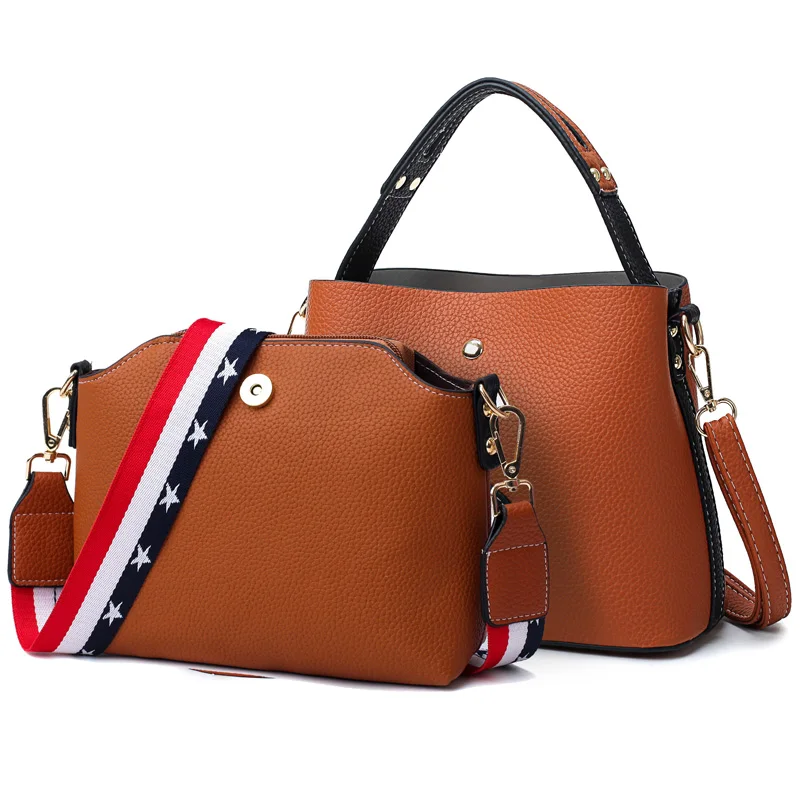 модные Повседневное содержать Два пакеты женщины мешок роскошные сумки дизайнер