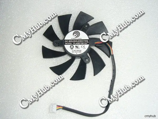 Новый подлинный для Dataland Club HD7800 HD7870 E6 2G DC12V 0.55A 4Pin 4 провода 87 мм вентилятор