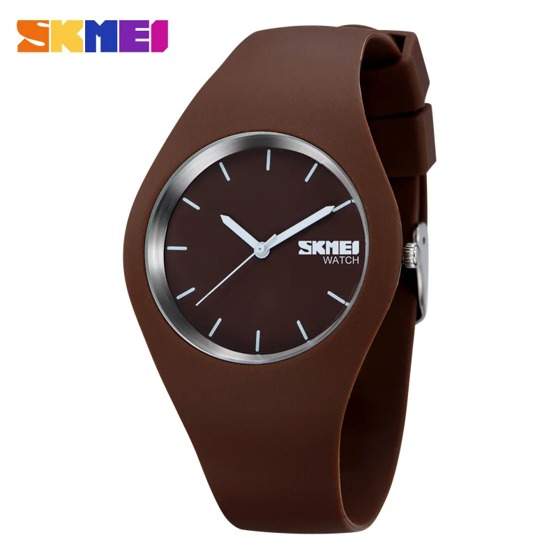 SKMEI NEW Students Sports Waterproof Wristwatches Unisex Silicone Strap Multicolor Children Jelly Kid Quartz Watch Swim Outdoor | Наручные