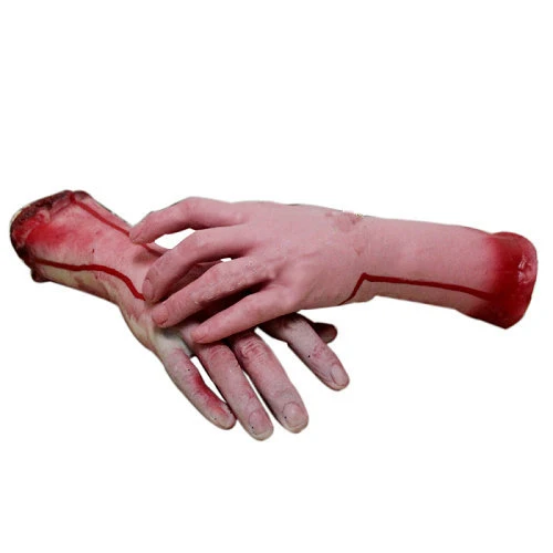 Vivid Human Arm Hand Bloody Dead Body Parts Haunted House Halloween Stage Props | Дом и сад