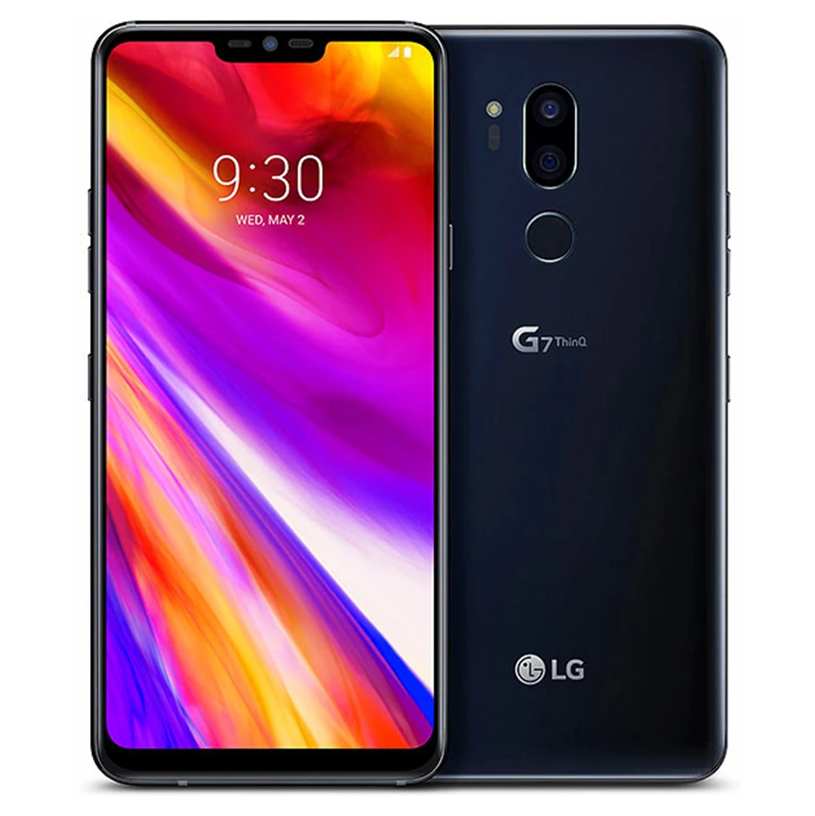 LG G7 ThinQ G710N оригинальная разблокированная LTE Android Восьмиядерный 6," Двойная 16 МП камера заднего вида 64 Гб ПЗУ 4 Гб ram Snapdragon 845 NFC 3000 мАч