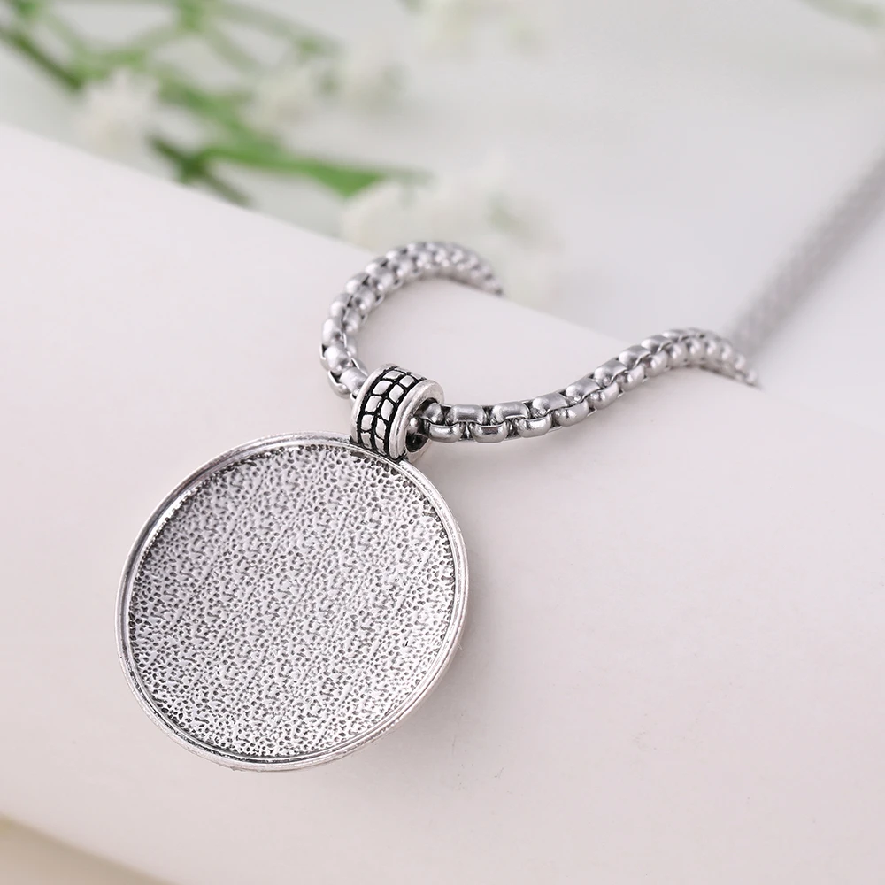 Винтажное мужское ожерелье LIKGREAT скандинавский круглый кулон цепь из нержавеющей