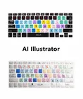 Обложка экрана клавиатуры для A1278 AI Adobe Illustrator, для iPhone iMac ,Macbook Pro Air 13 15 KC_A1278