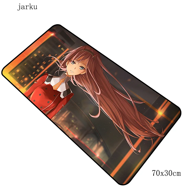 Коврик для мыши darling in the franxx, 700x300x2 мм, игровой коврик для мыши, подарок на Хэллоуин, офисный коврик для ноутбука, Настольный коврик, 3d коврик для игры, геймерские коврики