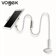 Vogek 360 Rotating Flexible Long Arms Mobile Phone Holder Desktop Bed Lazy Bracket Mobile Stand Support for Huawei iPad
