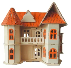 Игрушечные лошадки 3D головоломка сборки деревянный DIY Модель коттедж небольшое