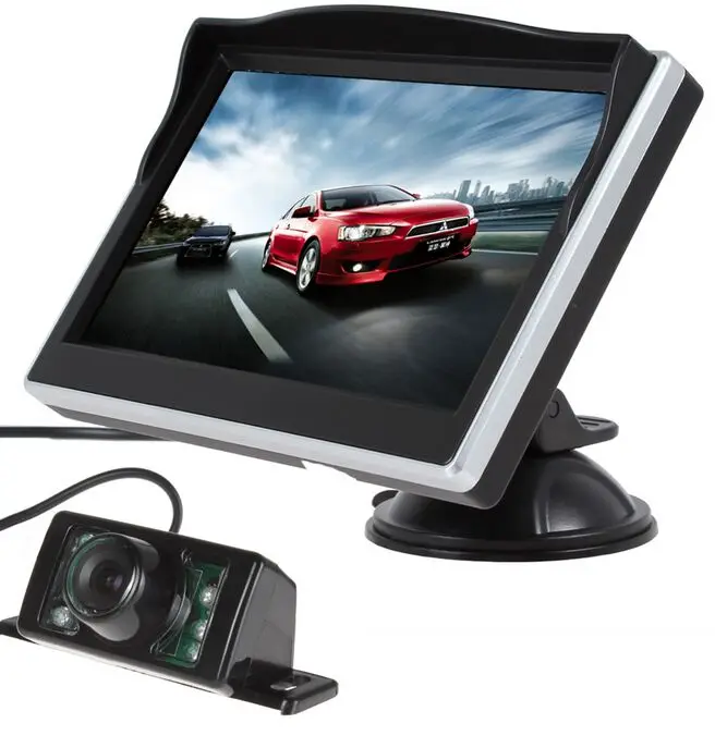 XYCING 5 дюймов TFT LCD цветной монитор автомобильный заднего вида цифровой HD экран от