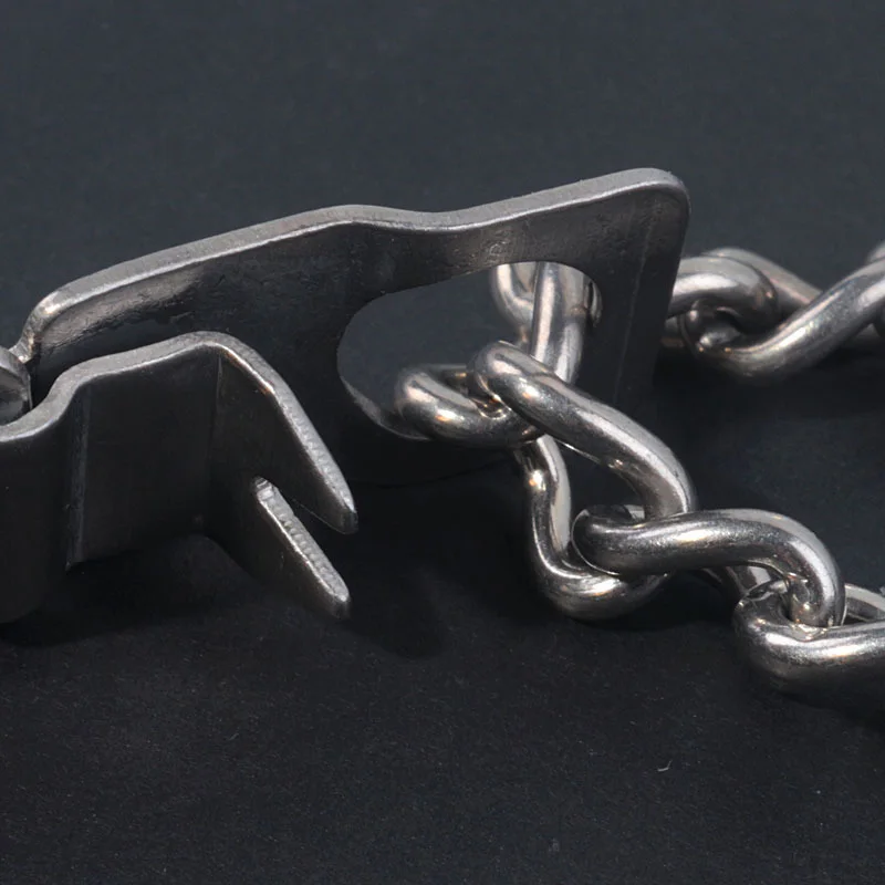 Adjustable Stainless Steel Metal Pinch Dog Training Stimulate Chain Collar Prong Pet Choke Collars for Large Dogs