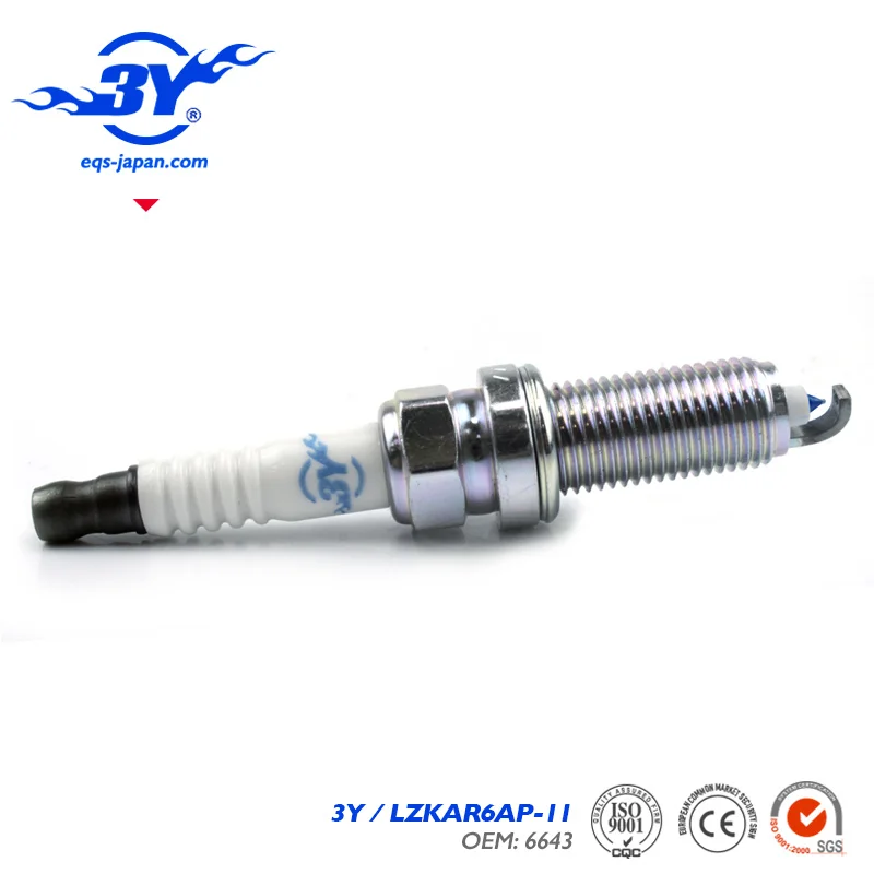 4 шт./лот. LZKAR6AP-11 6643 автомобильная свеча зажигания для Nissan Tiida Teana Sunny Livina March Sylphy X-Trail