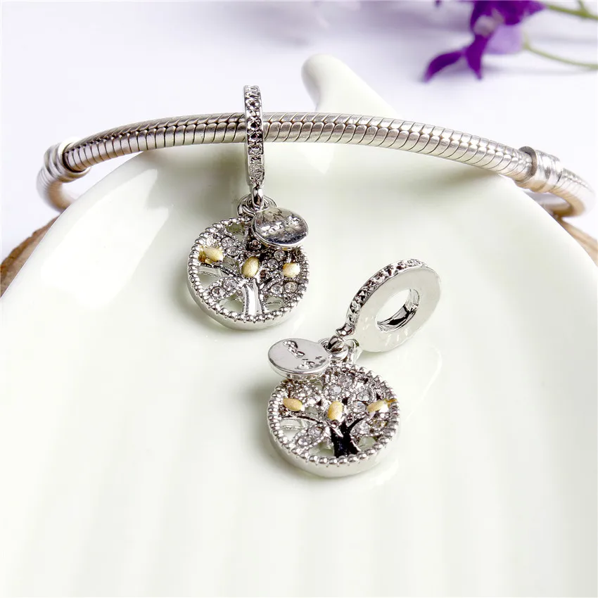 Бесплатная доставка 1 шт. с серебряным покрытием семейной жизни елка висит шарик