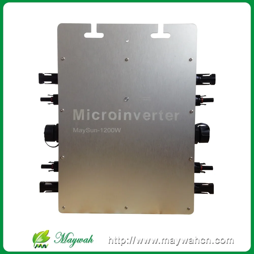 MAYLAR@ 22-50VDC 1200 Вт Выход 220VAC чистая Синусоидальная волна сетевой инвертор на солнечных батарейках микро инвертор