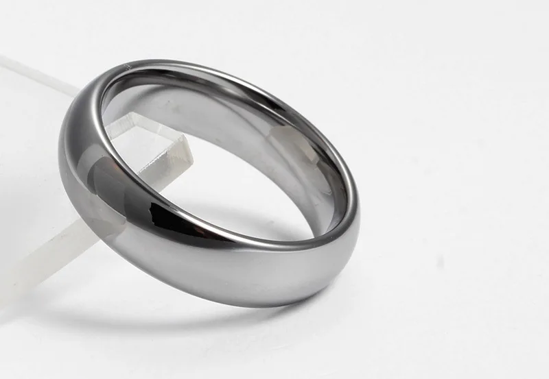 Бесплатная доставка кольцо Золото/Серебро/Роза tungsten стали простые гладкие дуги