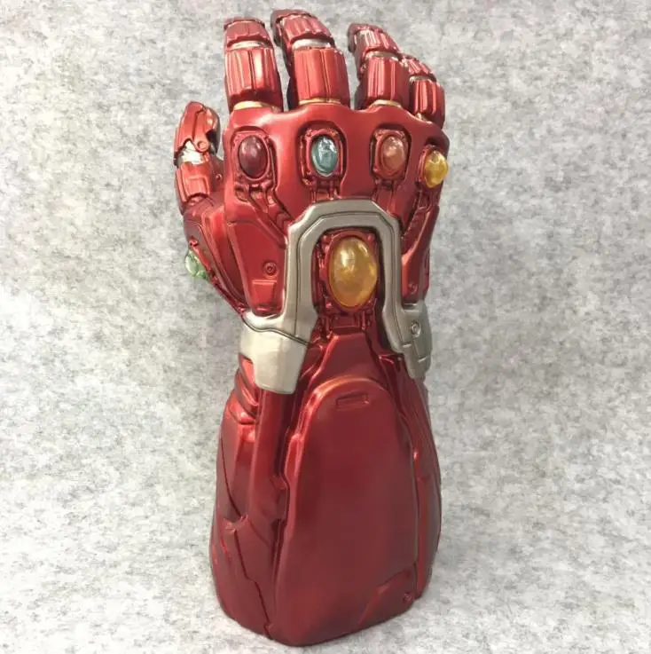 Marvel Мстители конец игры Железный человек Бесконечность перчатки с светодиодный