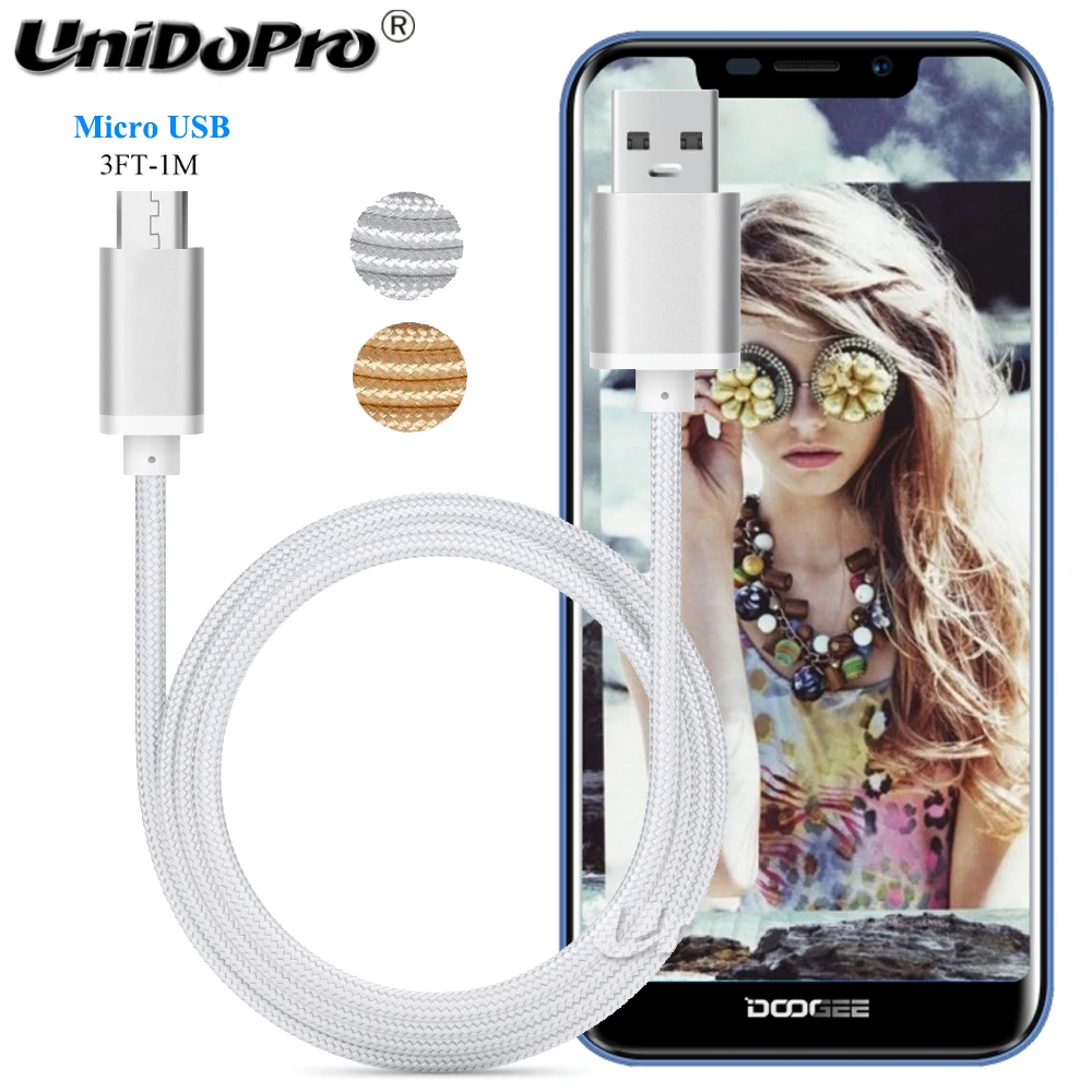 3FT Micro USB быстрое зарядное устройство для Doogee Shoot 1 X9 Pro Y6 Piano Black X7 X6 T6 F5 Mini T5S кабель