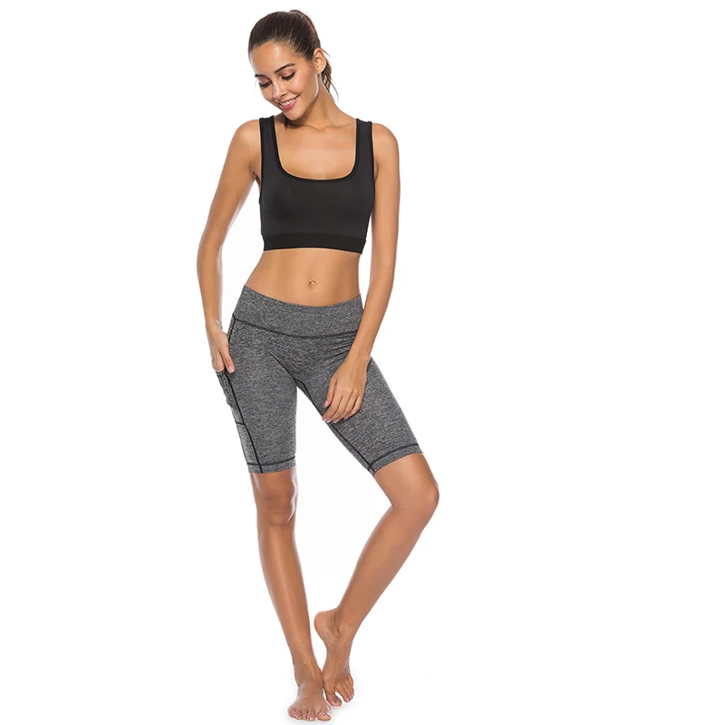 Спортивные Леггинсы Toppick с высокой талией боковыми карманами леггинсы для