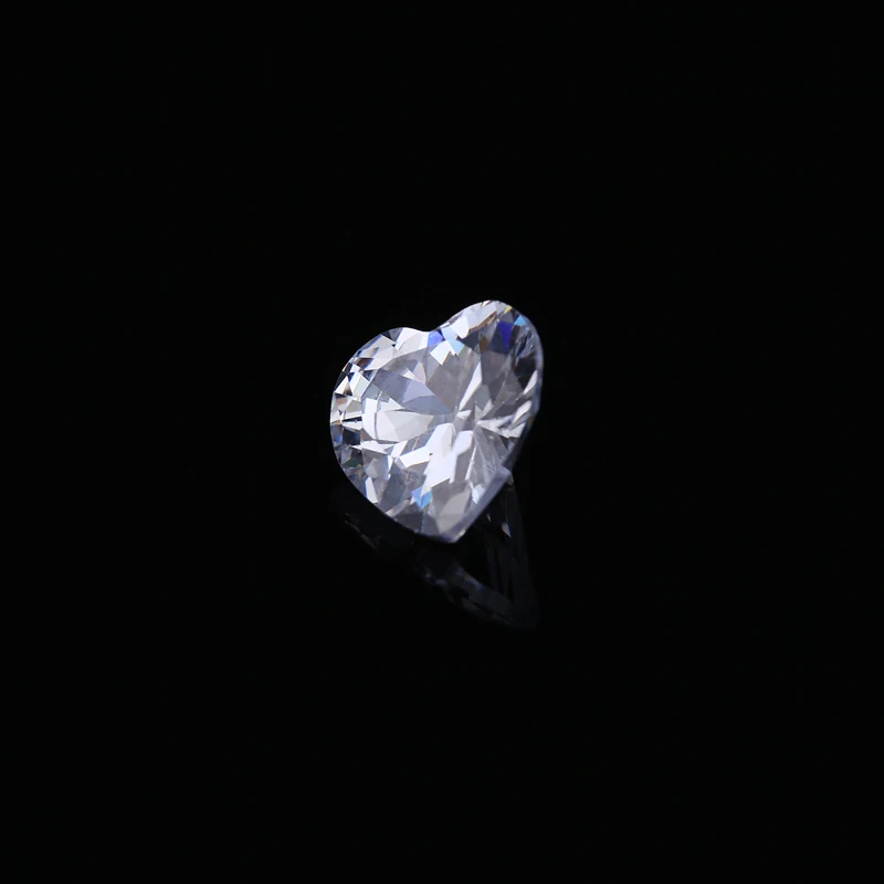 50 шт. фианиты 3x3 10x10 мм в форме сердца|clear stones|gems diystone diy |