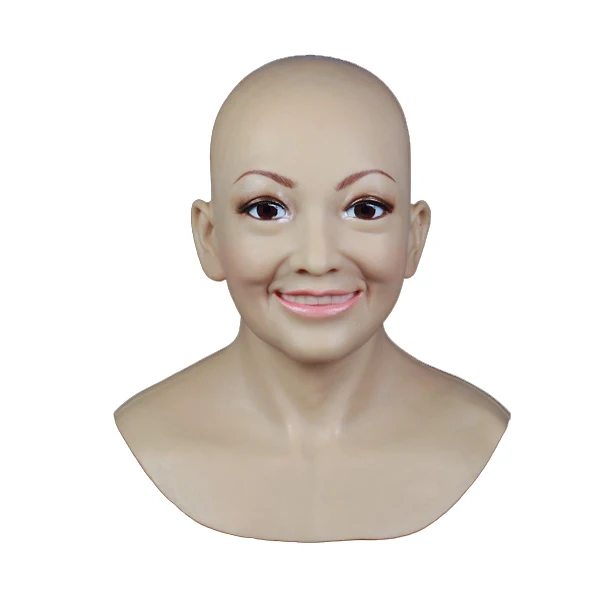 (SF 11) Женский костюм для косплея Реалистичная силиконовая маска лица|mask female