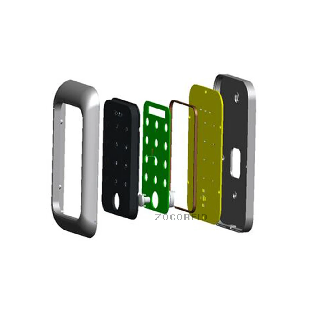 Сенсорная клавиатура с металлическим корпусом 125 кГц Rfid Клавиатура для контроля