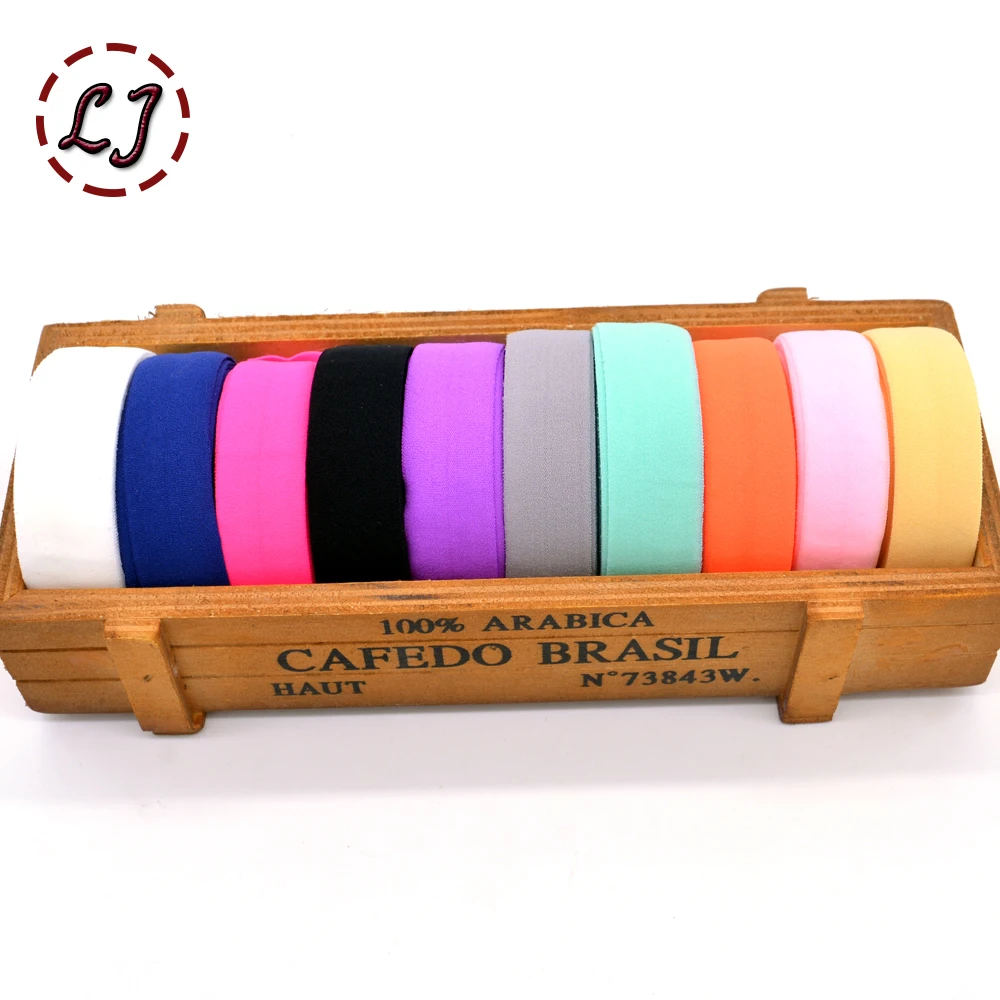 Новинка бренд 3/4 ''(20 мм) матовая цветная переплетная лента эластичная тесьма