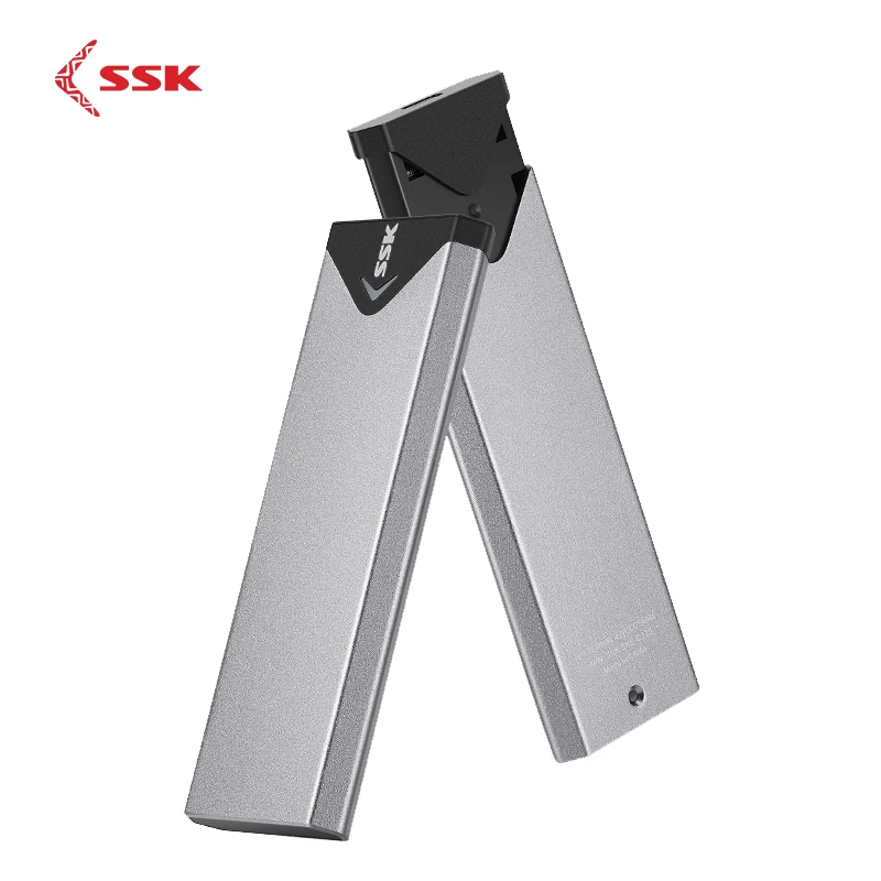 SSK портативный SSD 256G 2280 M.2 NGFF Внутренний твердотельный накопитель внешний чехол