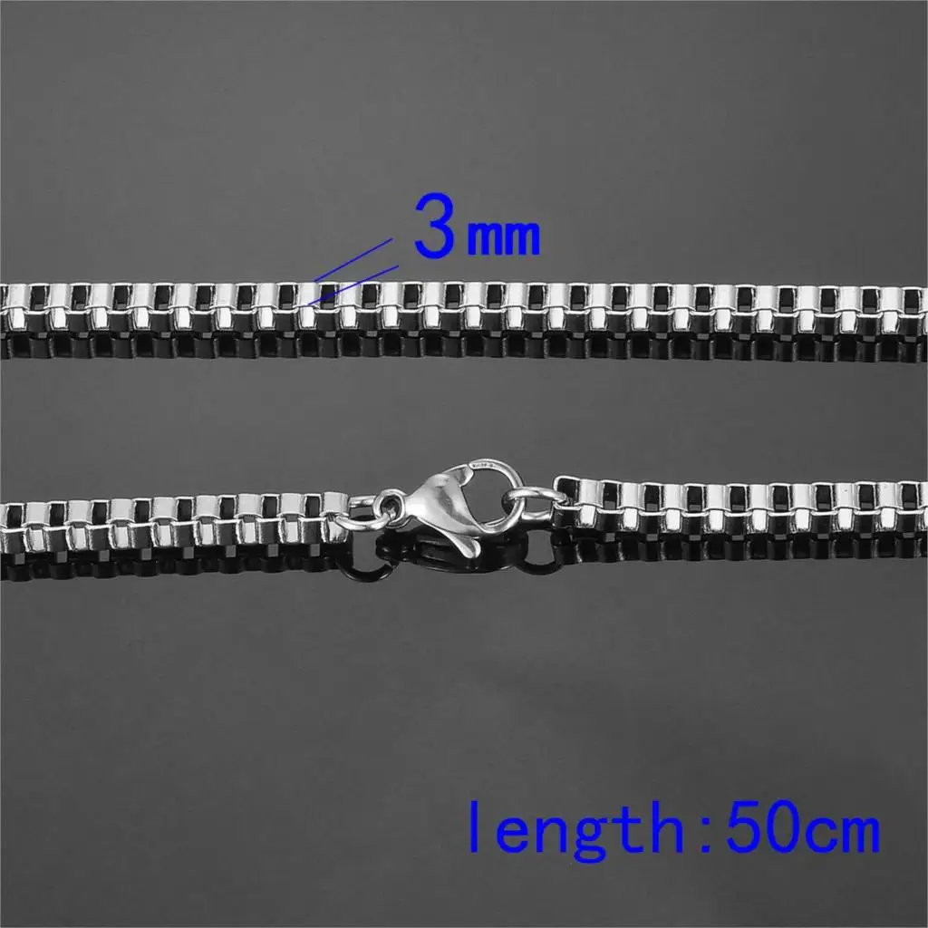 Модные цепи LASPERAL для женщин и мужчин ожерелье из нержавеющей стали