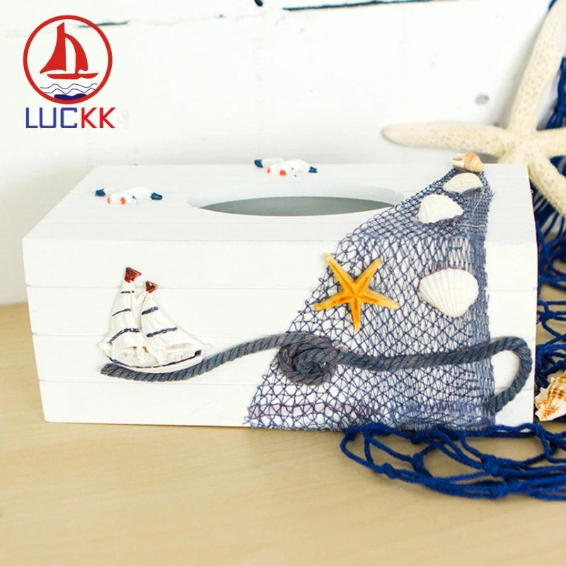 Деревянная коробка для салфеток LUCKK ручной работы 24 см | Дом и сад