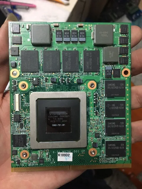 Для C l e в о W86cu W860cu W860tu M860tu ноутбука Графика видео карта n v i d Я Geforce GTX280 M GTX280M 1 ГБ GDDR3