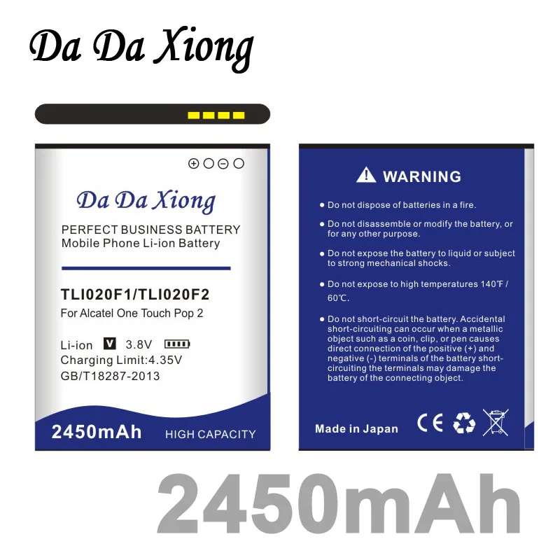2450 мА/ч, TLI020F1 TLI020F2 Батарея для Alcatel PIXI 4 5045D/Pop 2 5042D J726T J726T-so2 J728T TCL J726T C7 7040D TCL J720 J720T