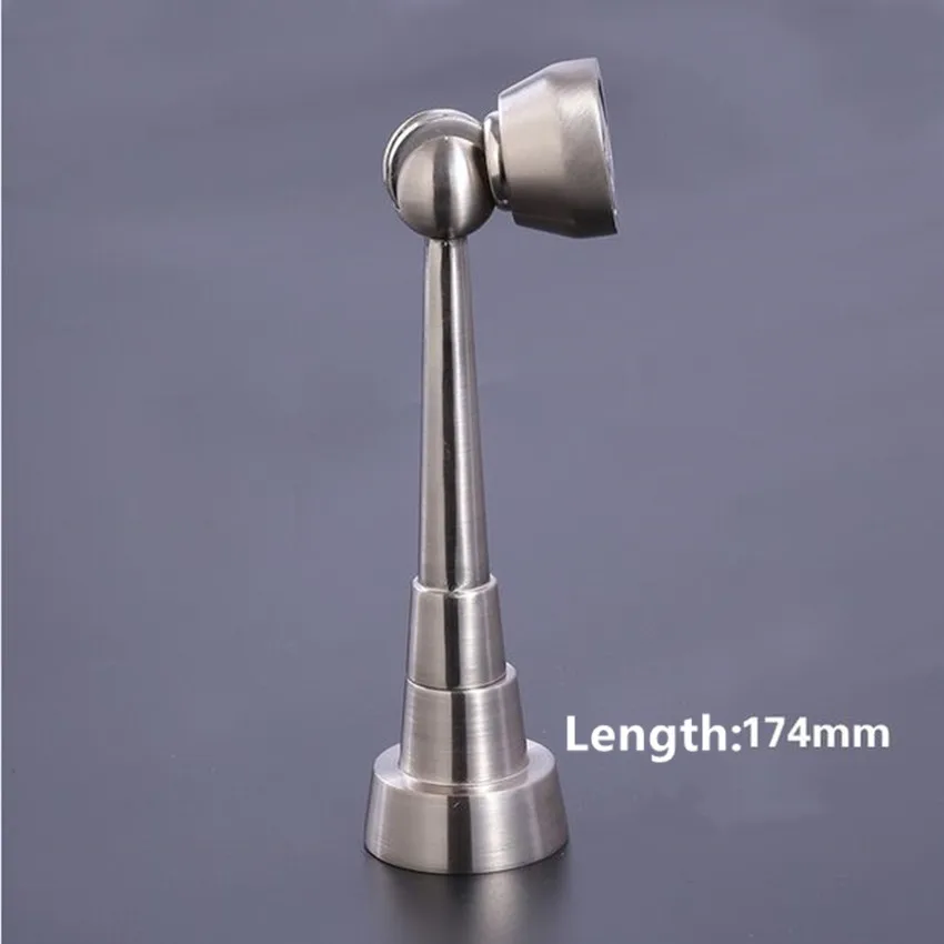 

Top quality Modern simple door stopper heavy duty magnetic intensity door stopper stian silver lengthen door stops stain nickel