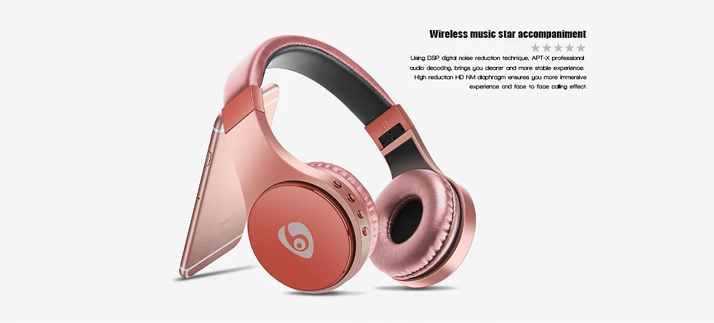 OVLENG S55 беспроводные наушники, Bluetooth гарнитура, складные наушники, регулируемые наушники с микрофоном для ПК, ноутбука, телефона